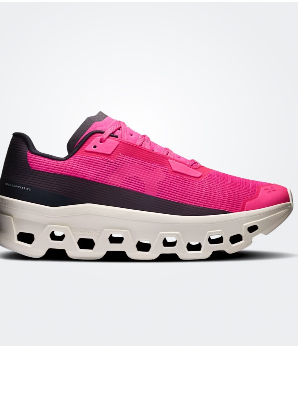 On Cloud-monster Void NWT Pink | Ivory limited edition cushioned iconic sneaker - Picture 2 of 13